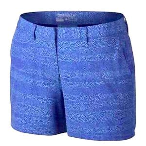 Nike golf shorts - printed light blue, Womens size 2